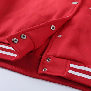 Chaqueta Universitaria Deportiva para Mujer, Personalizada con Logotipo, Transpirable, Mezcla de Nailon/Algodón, Tela de Lona, Botones en la Parte Delantera, Estilo Béisbol Universitario, 2026 - Product Image 5