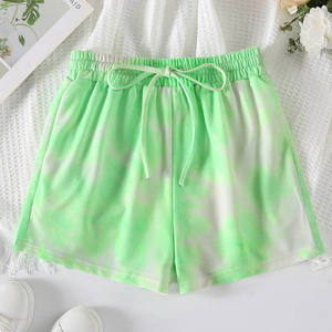 Pantalones cortos teñidos de corbata para hombre OEM hechos en algodón 100% a precio mayorista con precio barato personalización Tie Dye Gym Wear Shorts para la venta - Product Image 4