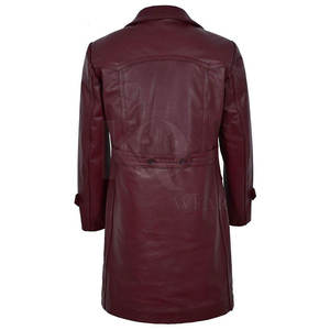 Abrigo de Cuero para Hombre 2026, Estilo Largo y Duradero, Ajuste Cómodo, Ideal para Conjuntos de Invierno, Moda Formal - Product Image 2