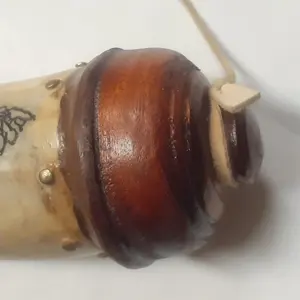 Cuerno de polvo de búfalo personalizado de alta calidad Cuerno de bebida único pulido a la perfección - Product Image 5