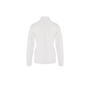 Pull à col roulé en tricot décontracté pour fille avec boutons et motifs imprimés pour l'automne et l'hiver - Product Image 3