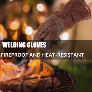 Gants de sécurité professionnels à haute durabilité ajustement confortable doublure en coton résistant au feu gants de soudage usine directe OEM ODM - Product Image 3