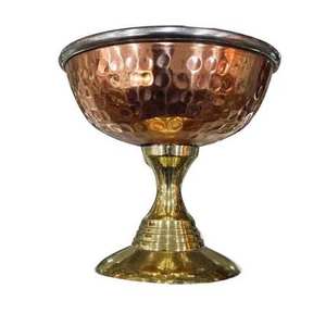 Custom Logo Handcrafted Metal Dessert & <b>Ice</b> <b>Cream</b> <b>Bowl</b> Food Safe Serving <b>Bowl</b> for Hotels Home & Decor - Product Image 1