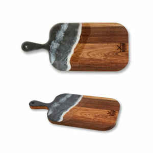 Planche à découper de plateau de charcuterie de qualité supérieure en marbre et bois Design antique à un prix raisonnable - Product Image 2