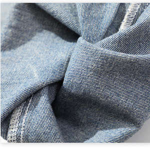 Pantalones Vaqueros Holgados Personalizados de Estilo Urbano para Hombre, Vaqueros de Mezclilla de Algodón Lavado Desgastado, Pantalones Vaqueros de Moda Vintage para Hombre - Product Image 3