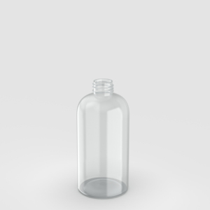 Bouteille cosmétique vide en PET à épaule ronde pour cosmétiques, fabricant Vietnamien, 300ml M0555T, Solutions d'emballage JK, Bouteille Boston - Product Image 2