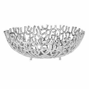 Único hecho a mano pulido oro aluminio frutas Coral cuenco redondo ovalado hogar Oficina decoración con hermoso patrón como centro de mesa - Product Image 2
