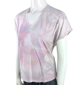 เสื้อยืดผู้หญิงผ้าฝ้าย100% ระบายอากาศแขนสั้นพิมพ์ลายดิจิตอล - Product Image 4