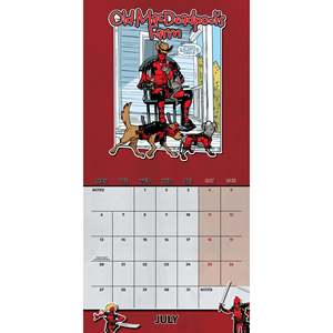 2026 Marvel for Deadpool Desk <b>Calendar</b> Table Clock Photo Frame Paper Printed <b>Calendar</b> for Promotion - Product Image 2