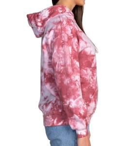 Diseño único para mujer Tie-Dye Oversize Pullover Drop-shoulder Hoodie Winter Drawstring Sportswear Plus Size - Product Image 2