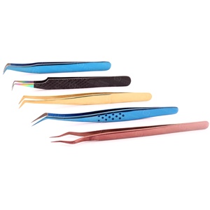 Pinzas de Punta ultrafina Pinzas de pestañas de agarre nano Herramientas de pestañas antiestáticas Las mejores pinzas para extensiones de pestañas - Product Image 2