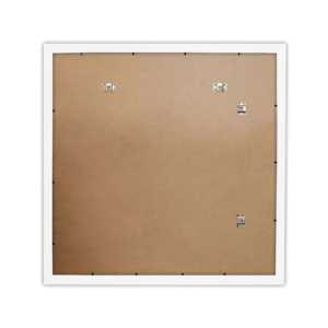 Cadre photo moderne en bois blanc 70 x 70 cm - Product Image 1