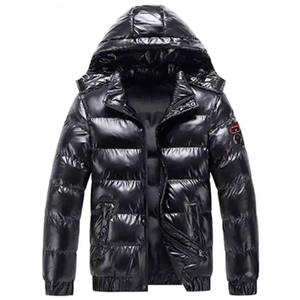 High Quality Men's Outwear <b>Hooded</b> Custom Warm Thick Outdoor Winter Coat Quilted Sublimation <b>Padded</b> Puffer <b>Jacket</b> for man - Product Image 1