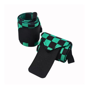 Muñequera de Neopreno Personalizada de Marca Privada, de Alta Calidad, Antideslizante, Ligera y Cómoda para Levantamiento de Pesas, con Correa de Color/Logotipo Personalizado - Product Image 1