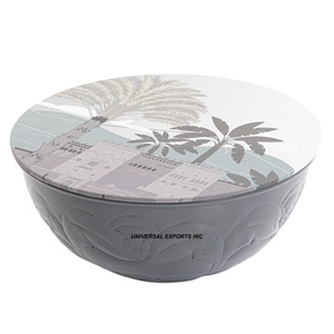 Tazón de chocolate antiguo con acabado negro y tapa, de alta calidad, forma redonda, diseño de lujo, nuevo. - Product Image 3