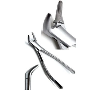 ZARNAB SURGICAL Stainless Steel CE Certified 4-Jaw <b>Dental</b> Manual Lightweight Tooth Extraction Forceps Lower Roots Premium - Product Image 1