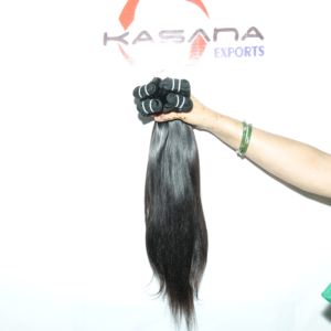 Extensiones de cabello humano de onda profunda alineadas con cutícula de trama doble para mujeres negras de color natural vietnamita tejido crudo - Product Image 4