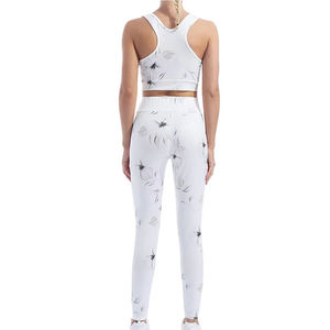 Conjunto Deportivo de 2 Piezas, Brasier y Pantalones Sin Costuras, Ropa Deportiva con Estampado Digital Personalizado, Leggings de Yoga con Cintura Elástica para Gimnasio y Fitness - Product Image 5