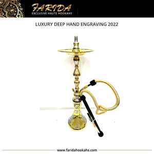 2025 luxe profond gravé à la main en laiton égyptien Shisha narguilés laque personnalisée Sheesha narguilé avec nouveau Design - Product Image 4