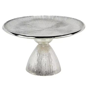 Support à cupcakes au design gaufré rose doré Support à gâteaux à dessert à plusieurs niveaux Vente à chaud Support à gâteaux de Noël à des prix compétitifs - Product Image 6