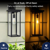 Ampoule LED en verre ST19 8W 1400LM 110V avec capteur crépusculaire, idéale pour l'entrée de maison et d'hôtel, certifiée UL CUL, vente en gros