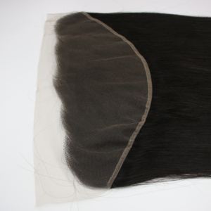 13 Por 4 extensiones de cabello frontal de encaje suizo transparente parte libre cabello virgen para mujeres de lujo - Product Image 2