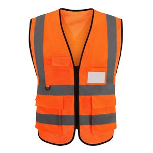 Chaleco de seguridad de alta visibilidad personalizable chaqueta de seguridad de alta calidad Chaleco de trabajo reflectante para alta visibilidad, chaleco de ropa de trabajo de invierno - Product Image 6