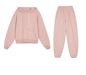 Respirant Nouvelle Arrivée Survêtement Plaine Confortable Jogger Ensemble Logo Personnalisé Dernier style 2 Pièces Femmes Survêtement - Product Image 6