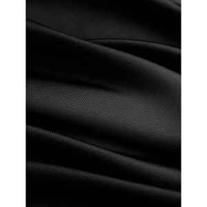 Custom Premium Women's <b>Black</b> V-Neck Tank <b>Nightdress</b> Knitted Fabric Made From Filament Bamboo Modal Pajama Dress Nightwear - Product Image 5