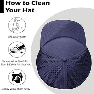 Casquettes de baseball de sport 100 coton au design personnalisé en vrac en gros Casquette de baseball unisexe extérieure unie vierge avec logo personnalisé - Product Image 5