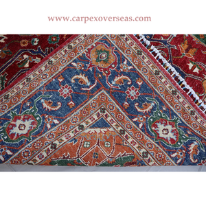 Tapis 100% laine noué à la main persan détaillé de qualité fine pour la maison hôtels couloirs expédition rapide antidérapant et lavable - Product Image 5