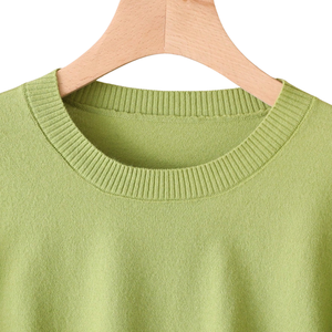 Suéter Clásico de Punto para Mujer, Cuello Redondo, Manga Larga, Puños Acanalados, Suave, Informal, Corte Regular, Cálido, para Uso Diario - Product Image 4