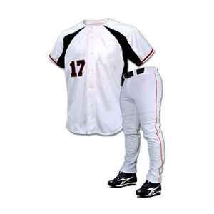 Grosir set seragam bisbol dengan jersey dan celana terbuat dari kain poliester premium untuk tim dan permainan kompetitif - Product Image 3