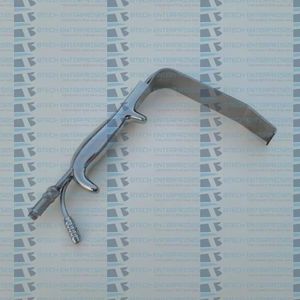 Retractor de Senos Tebbetts de Fibra Óptica y Succión, 150 mm x 36 mm, Mamoplastia - Product Image 1