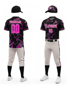 Vente en gros de maillots et pantalons de baseball vierges-de style professionnel, légers et prêts pour la sublimation ou la broderie - Product Image 1