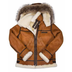 Breathable Winter Warm <b>Men</b> Leather <b>Fur</b> <b>Jacket</b> Casual Wear <b>Men</b> Leather <b>Fur</b> <b>Jacket</b> In Reasonable Price - Product Image 5