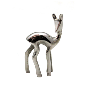Sculptures de lapin en aluminium de conception supérieure Figurines abstraites en laiton fini pour la maison salon Sculpture de décor de table - Product Image 4
