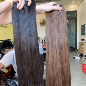 ผมต่อ100% มนุษย์แท้จากเรมี่ผมตรงกระดูกนุ่มสลวยจากการทอผ้าเวียดนาม - Product Image 1