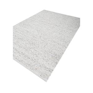 Tapis en laine faits main Contour Ivory, grande surface, 9x12, rectangulaires, style classique, couleur unie, viscose, tissés à la main, pour la maison et les couloirs - Product Image 2
