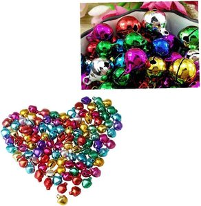 Campana decorativa pintada en rojo con cuerda colgante/templo/campana de Navidad - Product Image 2