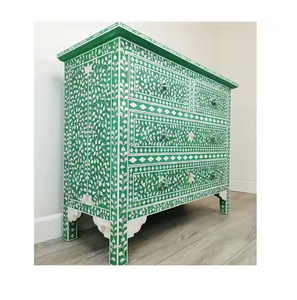 ลิ้นชักเก็บม็อบสำหรับคุณแม่แบบเรียบง่ายทันสมัยสินค้าใหม่ไม้ถูพื้นแบบฝังที่อกแบบวินเทจ4ลิ้นชักไม้ถูพื้นโต๊ะ - Product Image 6