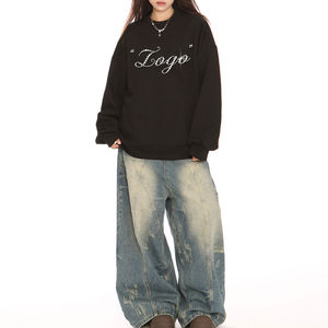 Surdimensionné femmes sweat à capuche coupe ample pull chaud polaire Streetwear décontracté à manches longues haut automne hiver - Product Image 6