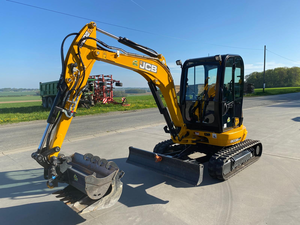 Mini-excavatrice JCB 8035 ZTS abordable et bon marché à vendre, excavatrice compacte de 3,5 tonnes, fournisseur, expédition immédiate - Product Image 4