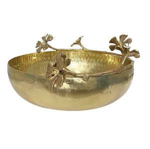 Latón para frutero con soporte de metal, tazón elegante, precio al por mayor para diseño de artesanía de la India, superventas - Product Image 2