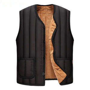 Chaqueta acolchada de invierno de tela de lana de alta calidad de fabricante directo para hombres Sudadera con capucha de talla grande de moda caliente Casual teñido al aire libre - Product Image 3