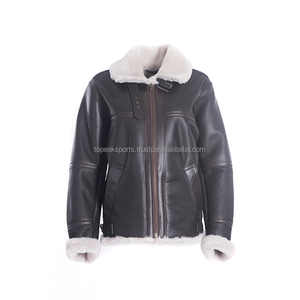 2026 OEM Hot Demanding Men's Jet-Black Sheep Skin <b>Jacket</b> Custom-Made 100%High Quality Full Sleeves Winter Fashion Heated <b>jackets</b> - Product Image 1