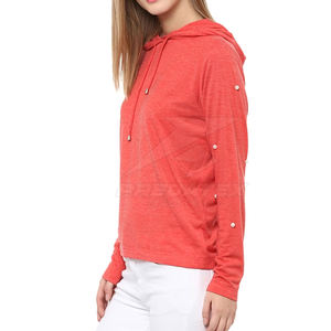 Prix de gros Utilisation en extérieur Sweats à capuche pour femmes Nouveau design Respirant Anti-rides Sweats à capuche pour femmes Fashion Wear Women Hoodies - Product Image 2