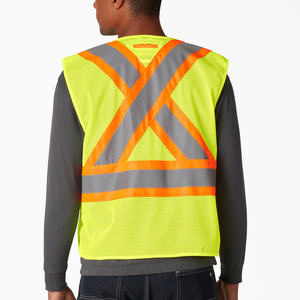 High Quality Multi Pockets <b>Hi</b> <b>Vis</b> <b>Vest</b> Customise Reflective <b>Vest</b> Night Safety Construction Road Work Safety <b>Vest</b> - Product Image 6