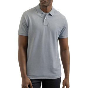 เสื้อโปโลแขนยาวครึ่งแขนสำหรับผู้ชายเสื้อโปโลปักลายสีพื้นเสื้อโปโลผ้าเทอร์รี่ทรงหลวมแบบใหม่ล่าสุด - Product Image 1