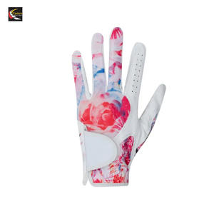 Gants de golf pour femmes en cuir Cabretta souple de haute qualité avec protection UV - Product Image 2